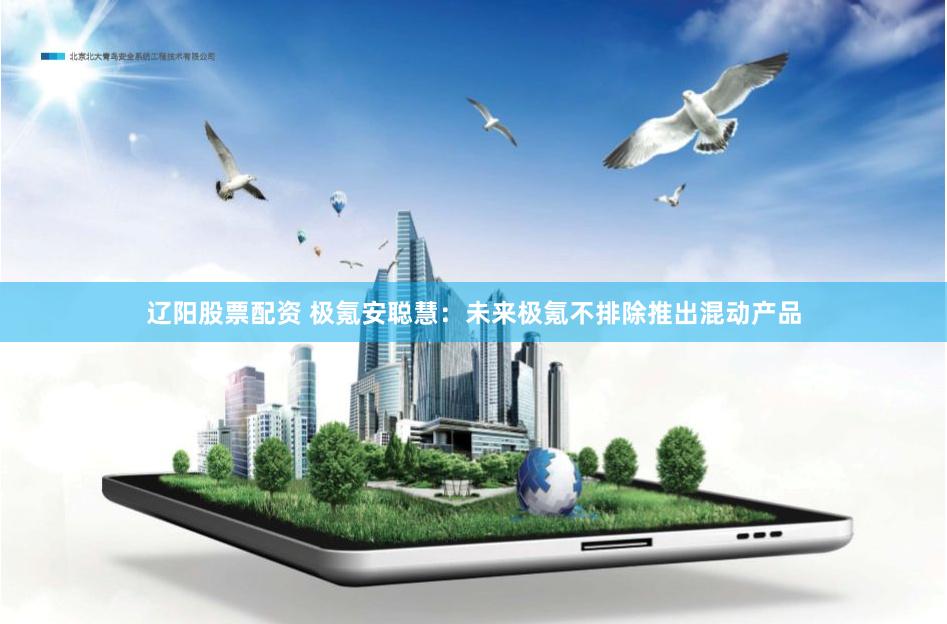 辽阳股票配资 极氪安聪慧：未来极氪不排除推出混动产品